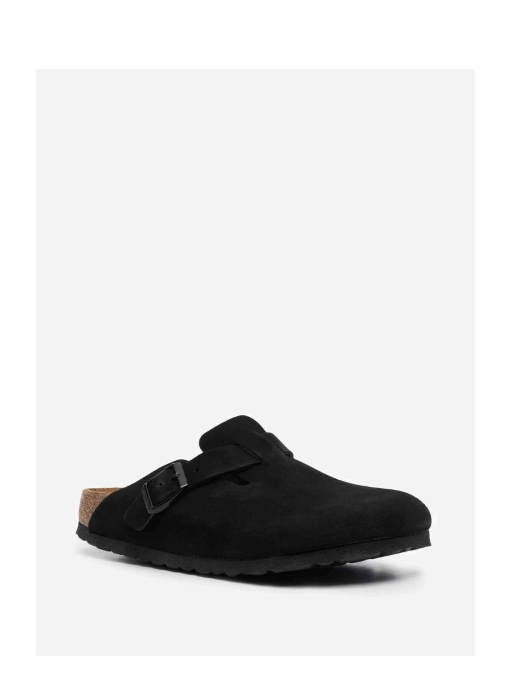 Birkenstock Boston Negro Gamuza