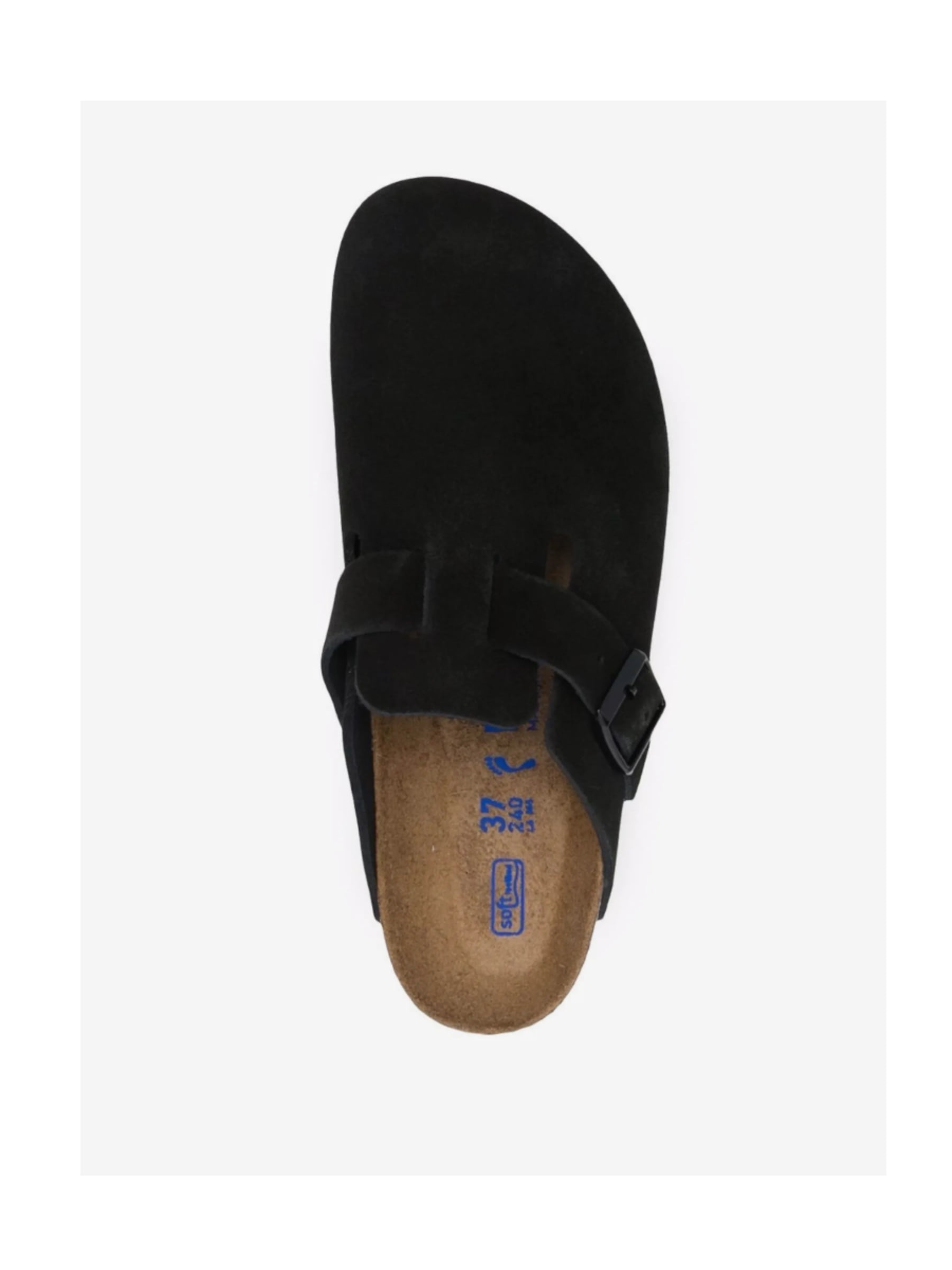 Birkenstock Boston Negro Gamuza