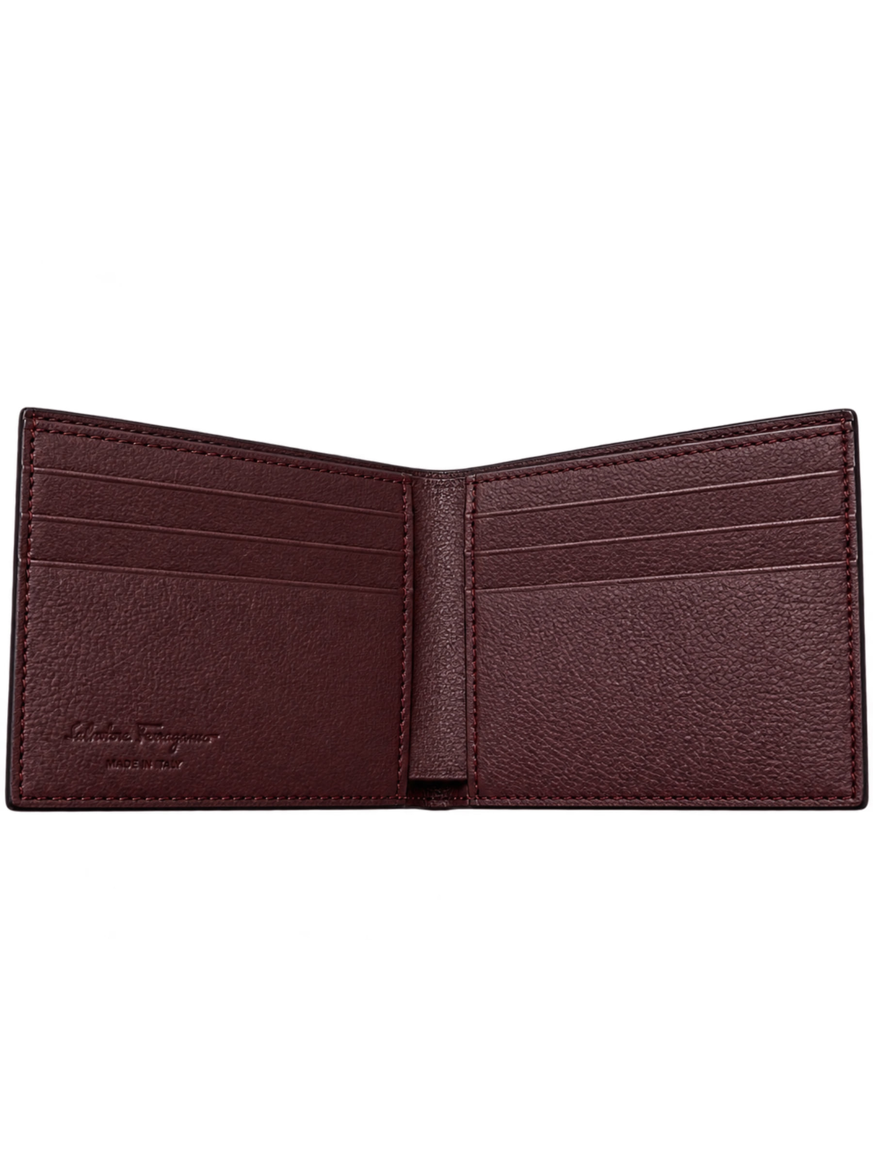 Cartera Ferragamo Estampado Gancini Guinda