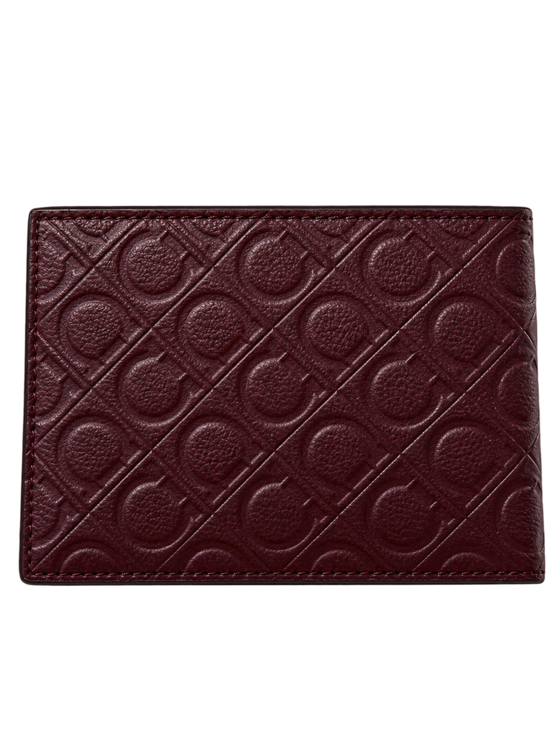 Cartera Ferragamo Estampado Gancini Guinda