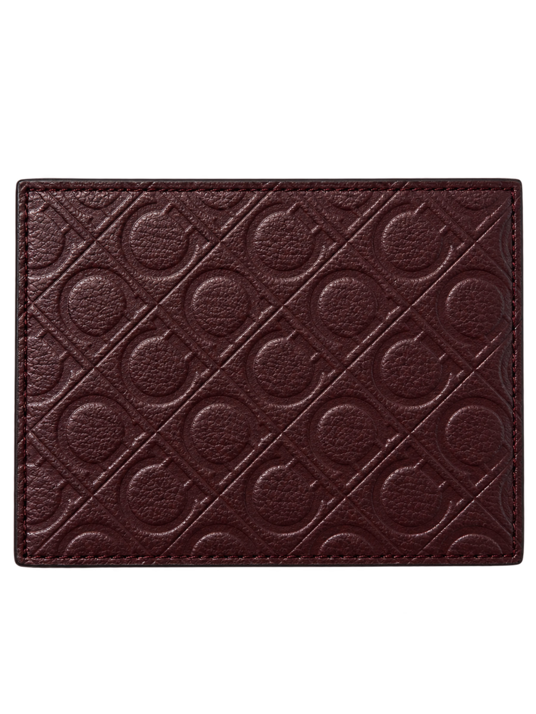 Cartera Ferragamo Estampado Gancini Guinda