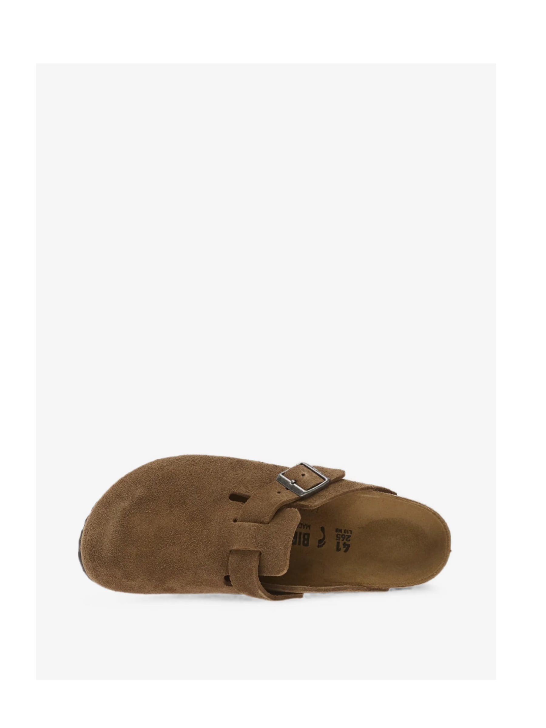 Birkenstock Boston Gamuza Cafe Claro