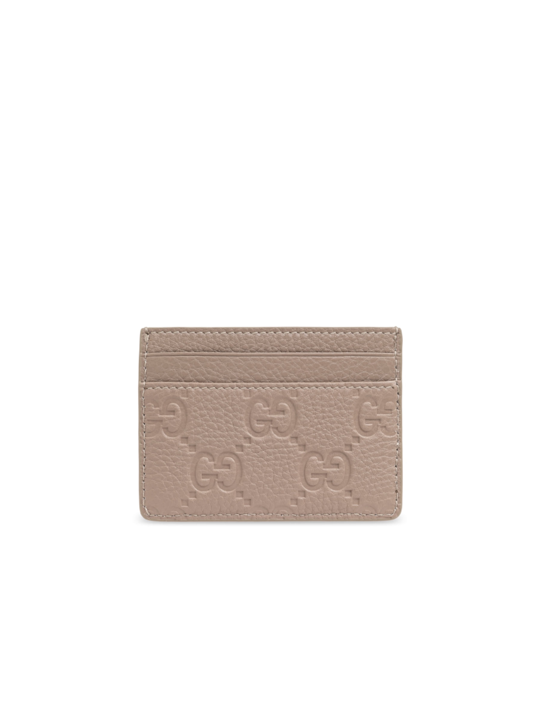 Tarjetero Gucci 4 Tarjetas Beige Fuerte  