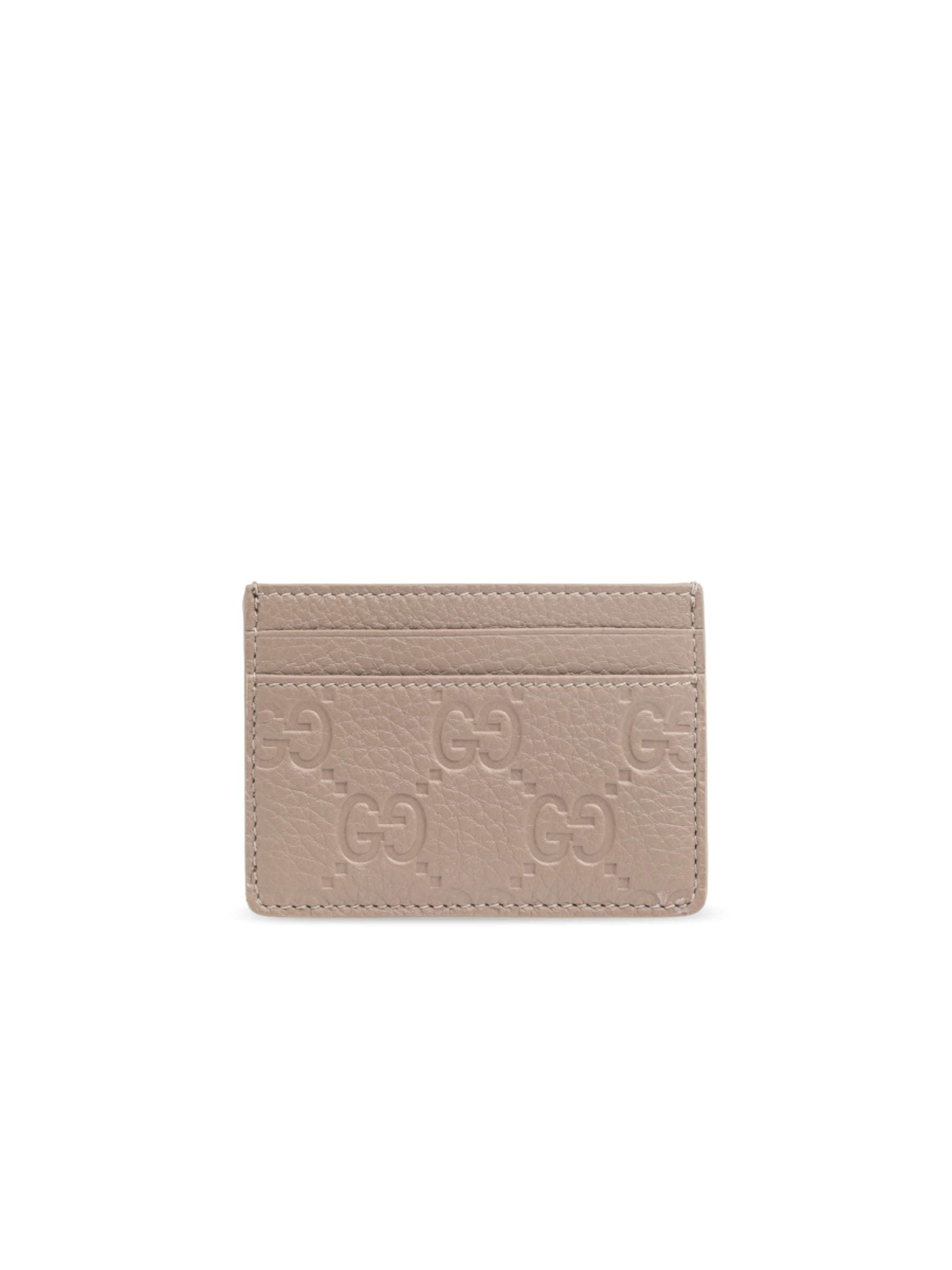 Tarjetero Gucci 4 Tarjetas Beige Fuerte  