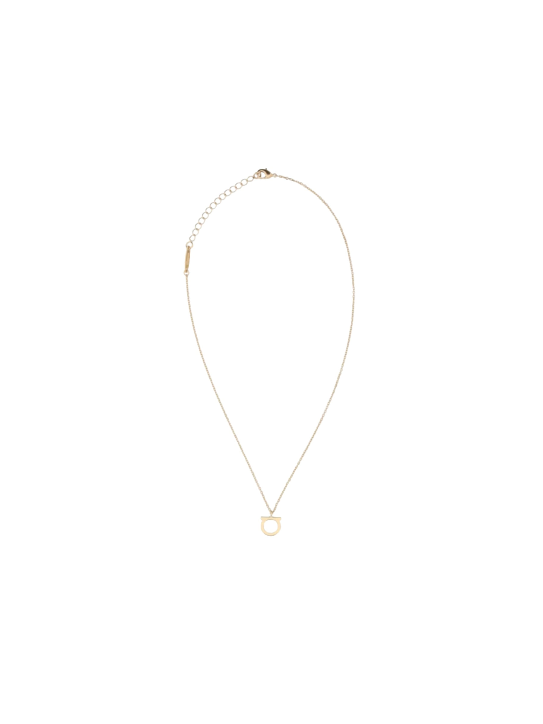 Ferragamo Collar con cadena Gancini GRANDE
