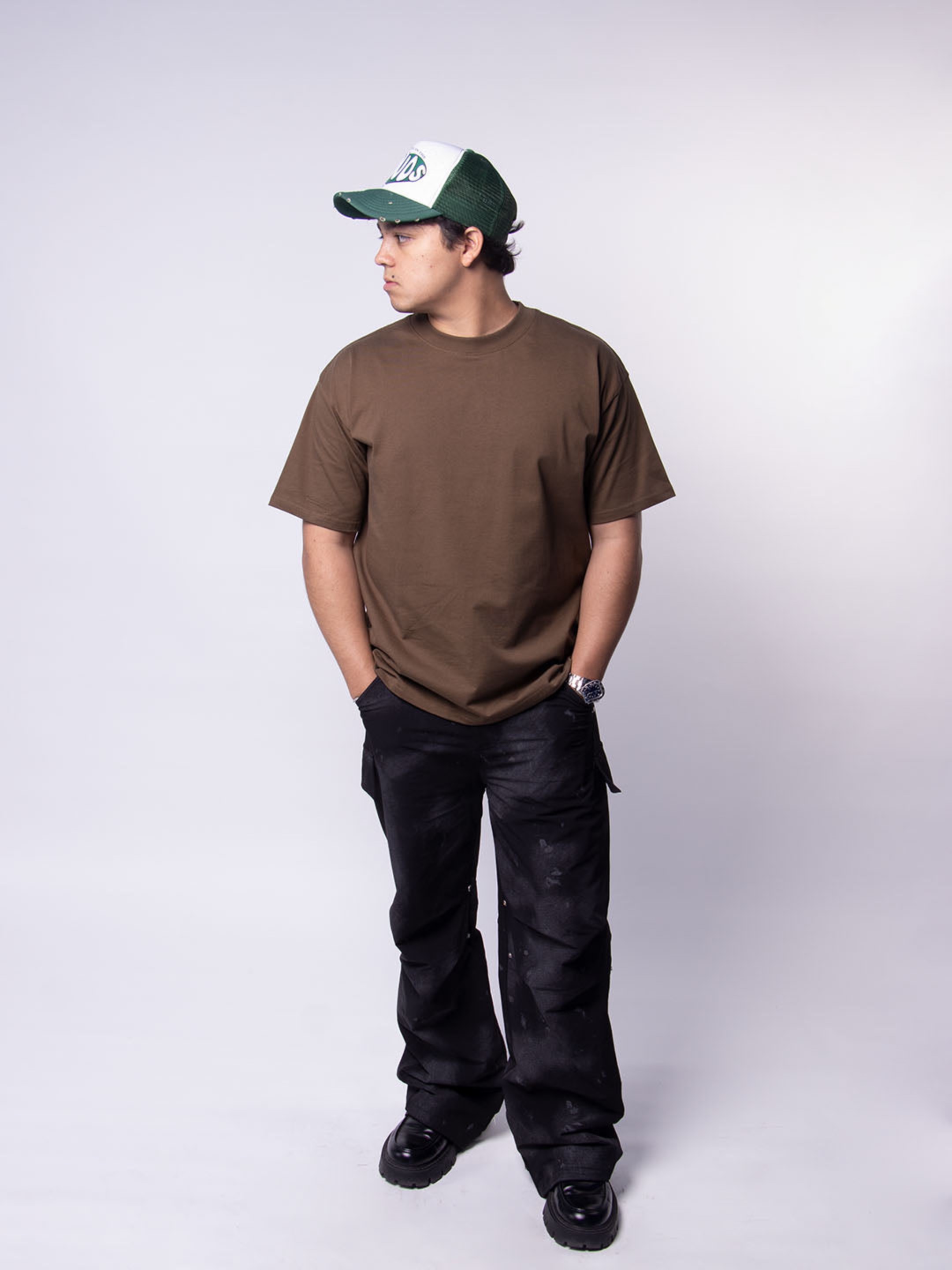 SAGONI SEMI OVERSIZE DARK COFFEE