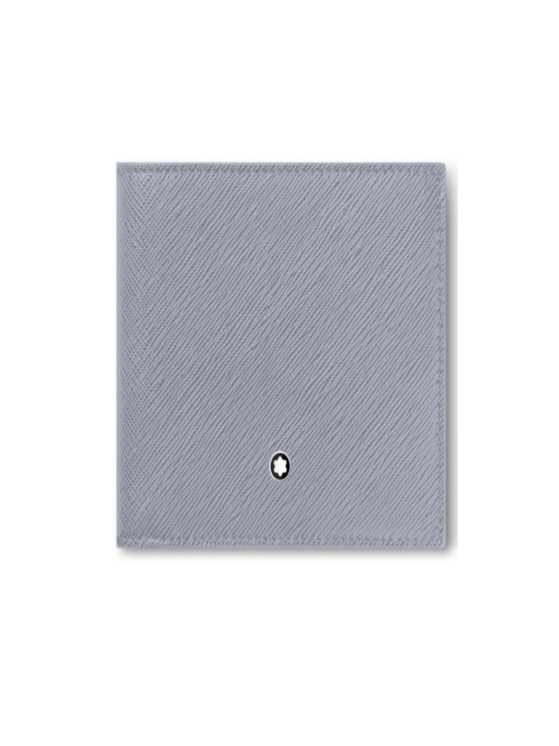 CARTERA MONTBLANC GRIS CON TEXTURA