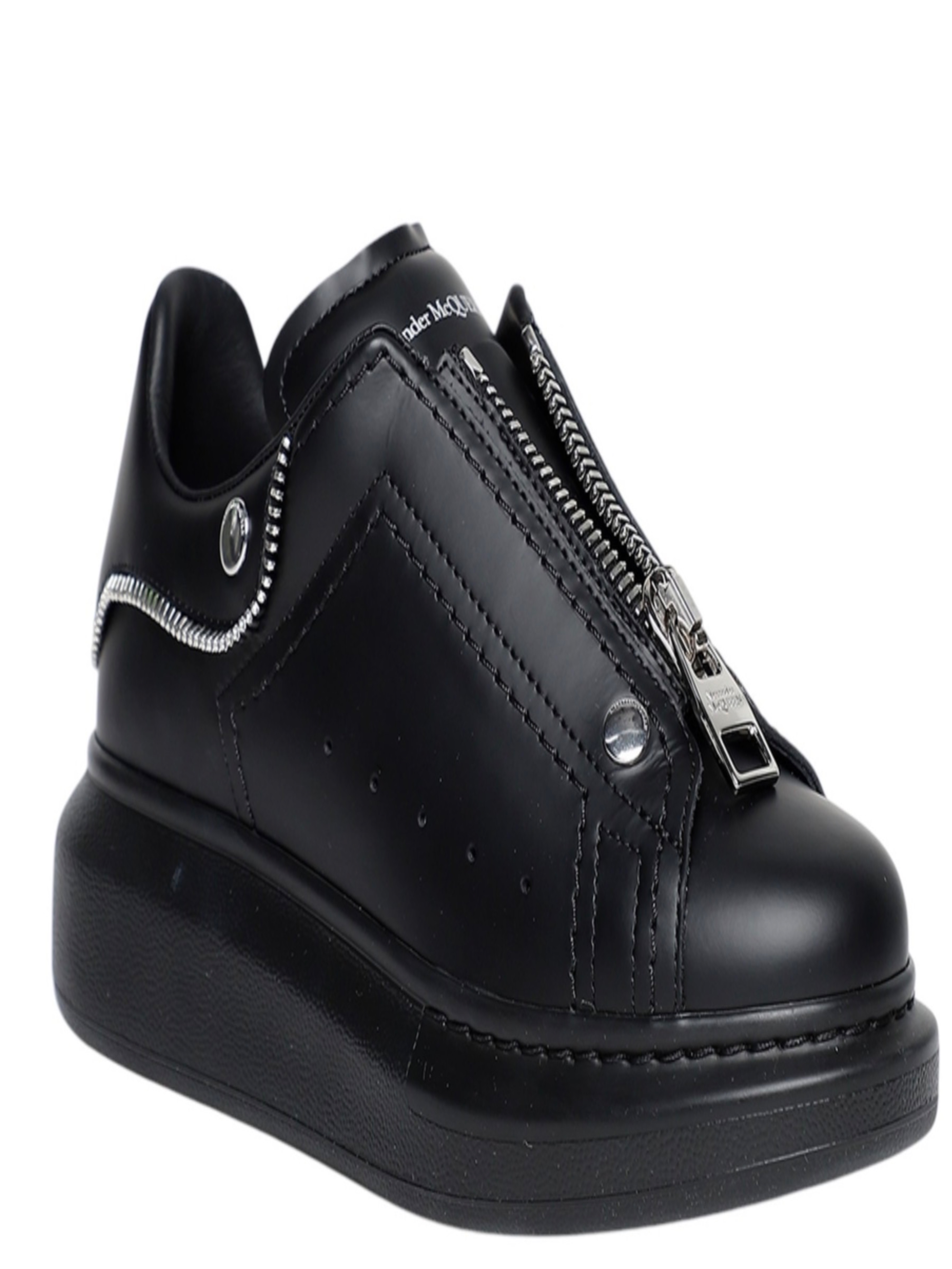 Alexander Mcqueen Black Silver