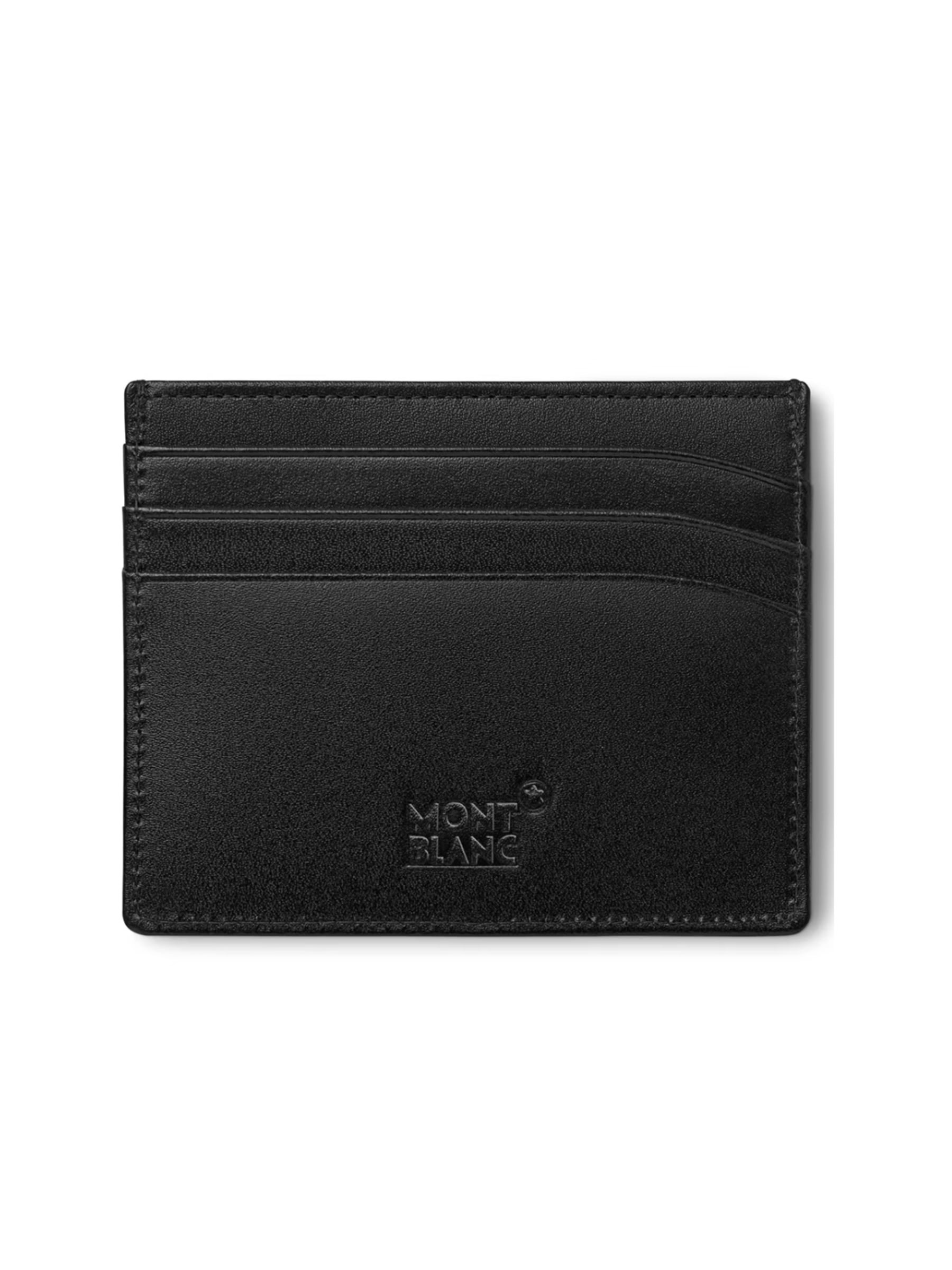 Tarjetero Montblanc Mesiterstruck Negro 6CC