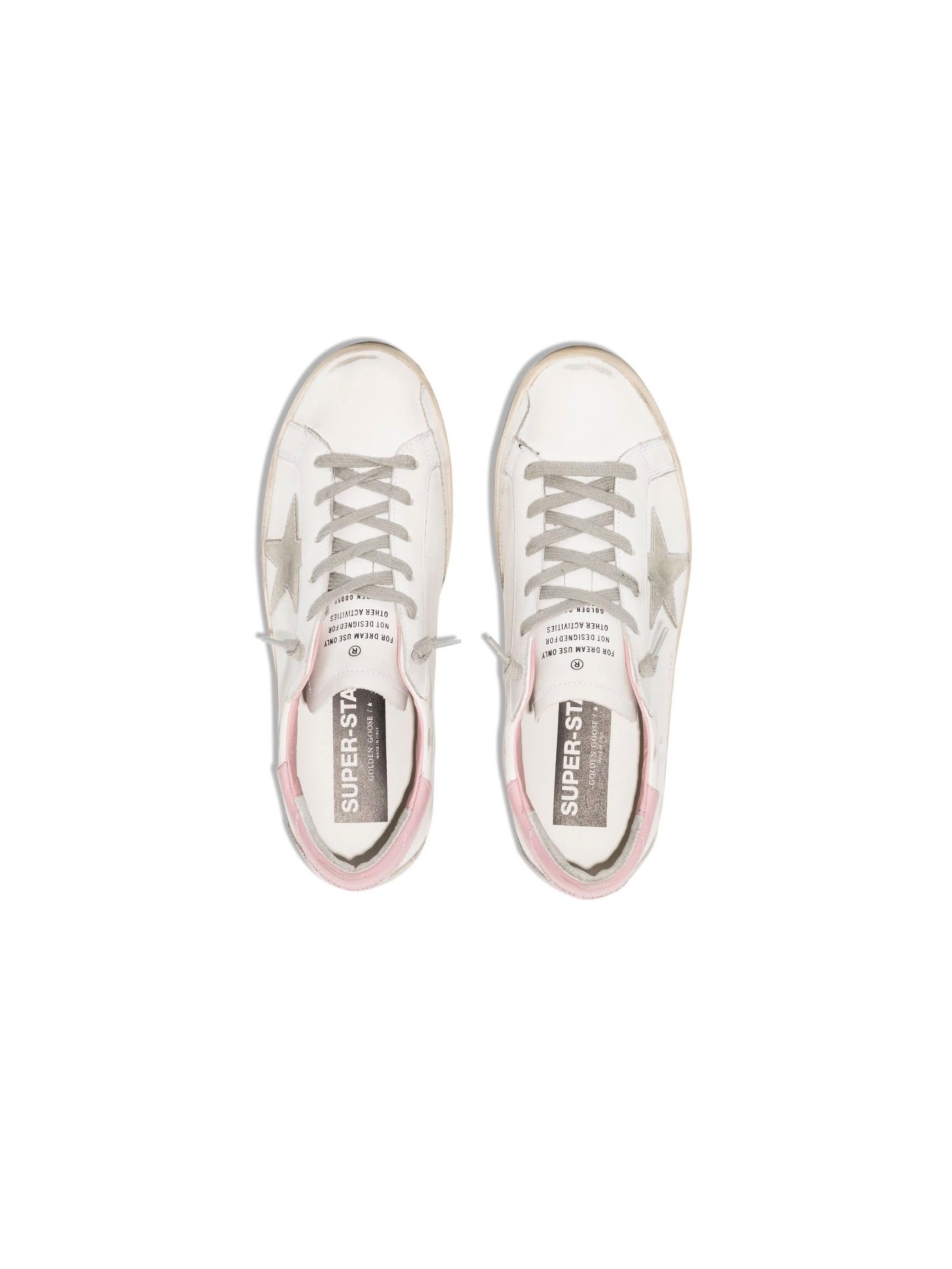 GOLDEN GOOSE SUPER STAR WHITE ICE LIGHT PINK