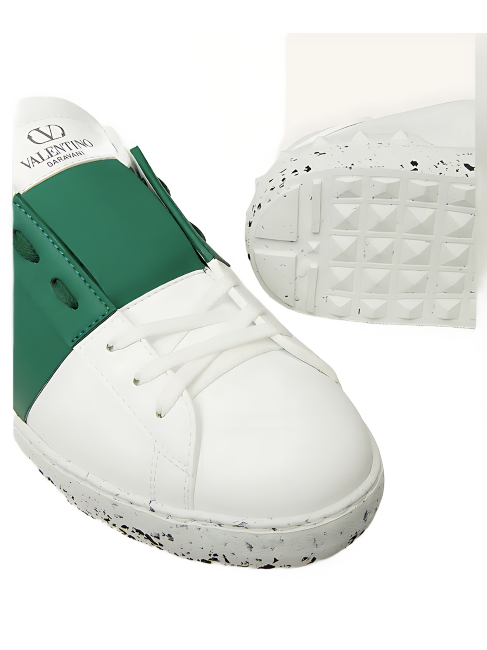 Tenis Valentino Garavani Rcokstud Recycle Verde