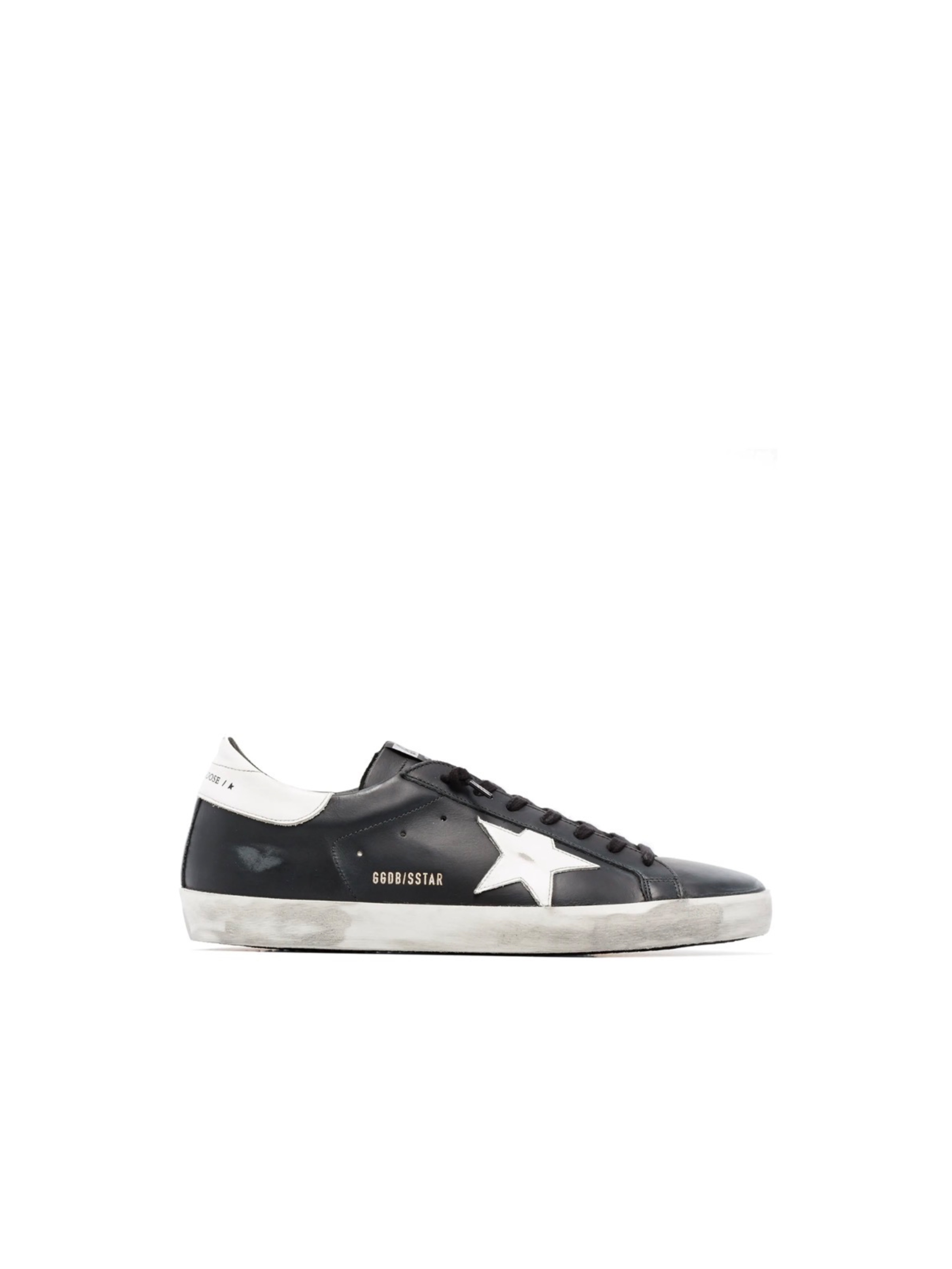 GOLDEN GOOSE SUPER STAR BLACK WHITE
