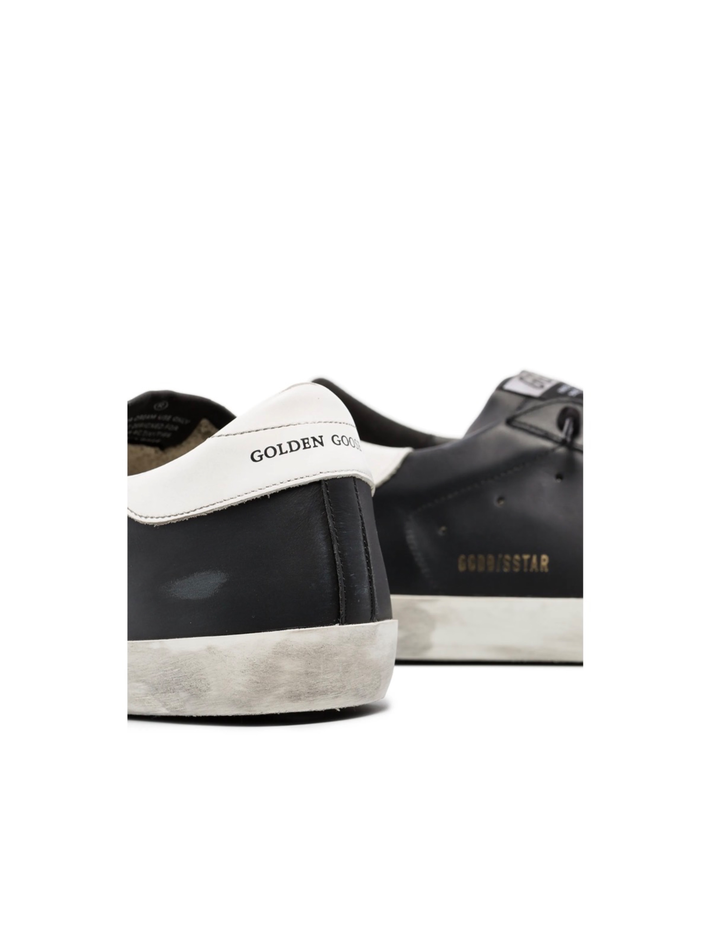GOLDEN GOOSE SUPER STAR BLACK WHITE