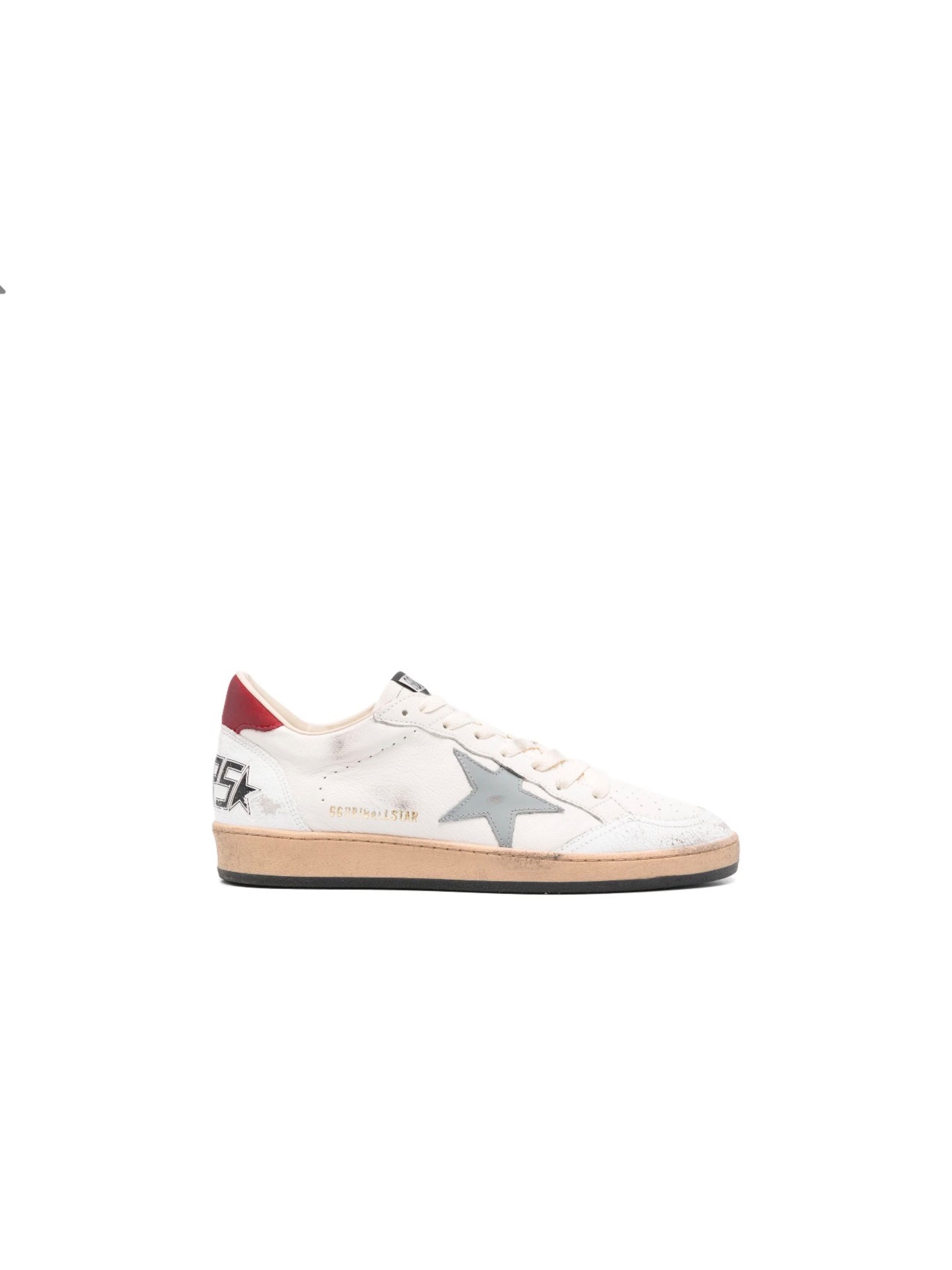 GOLDEN GOOSE BALL STAR WHITE SILVER BLUE RED