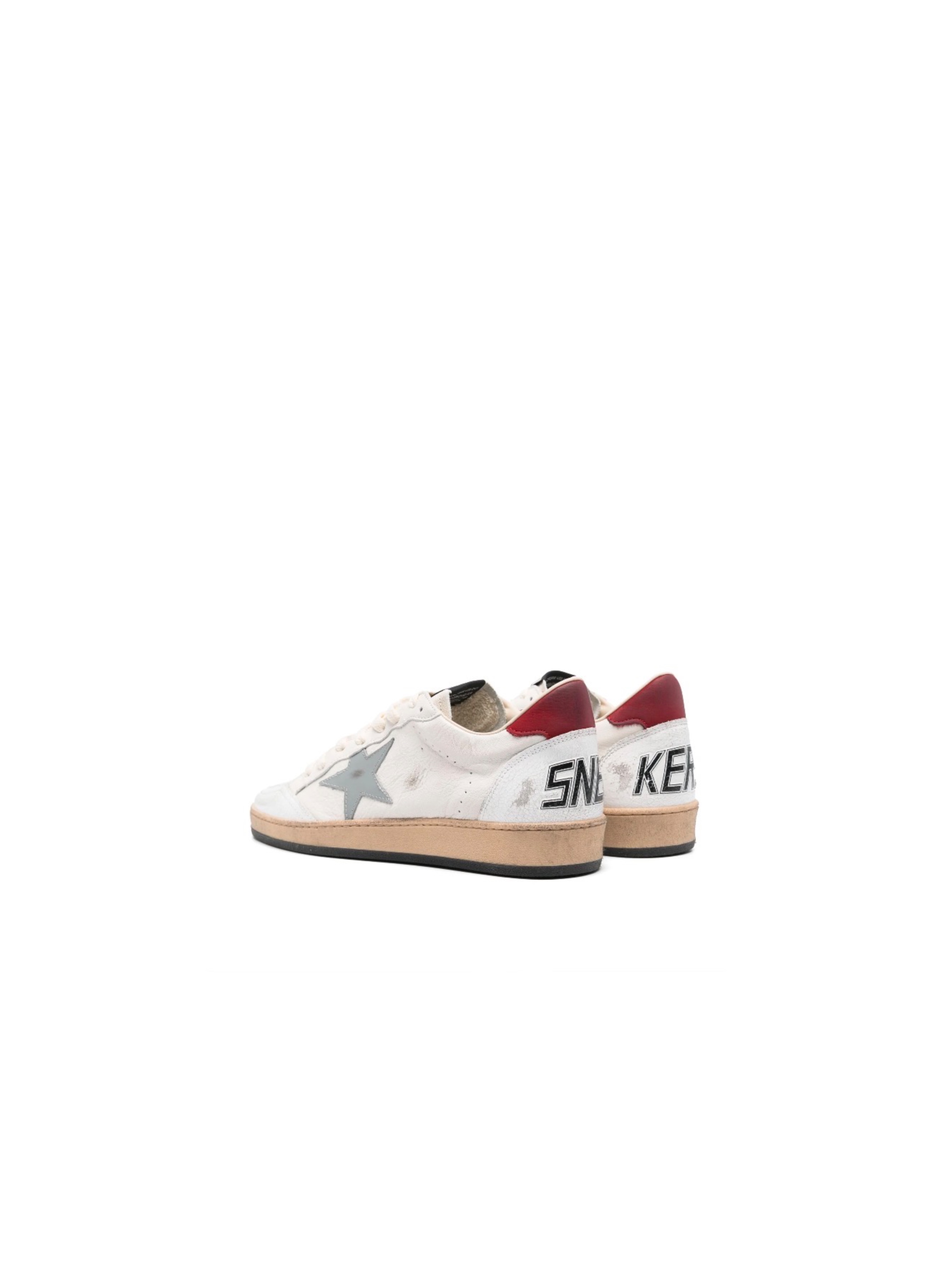 GOLDEN GOOSE BALL STAR WHITE SILVER BLUE RED