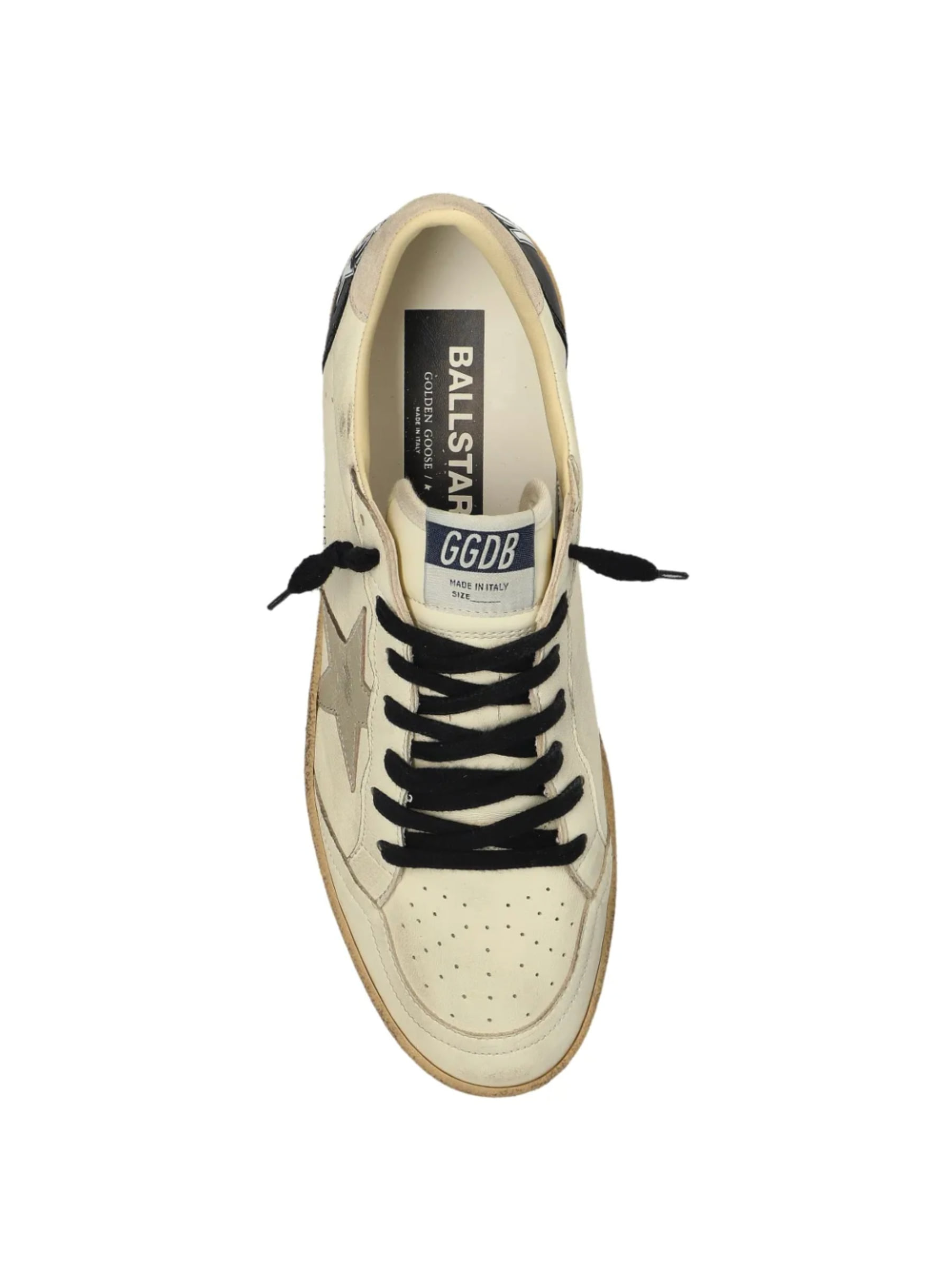 Golden Goose Ball Star White Beige/Platinum/Bla