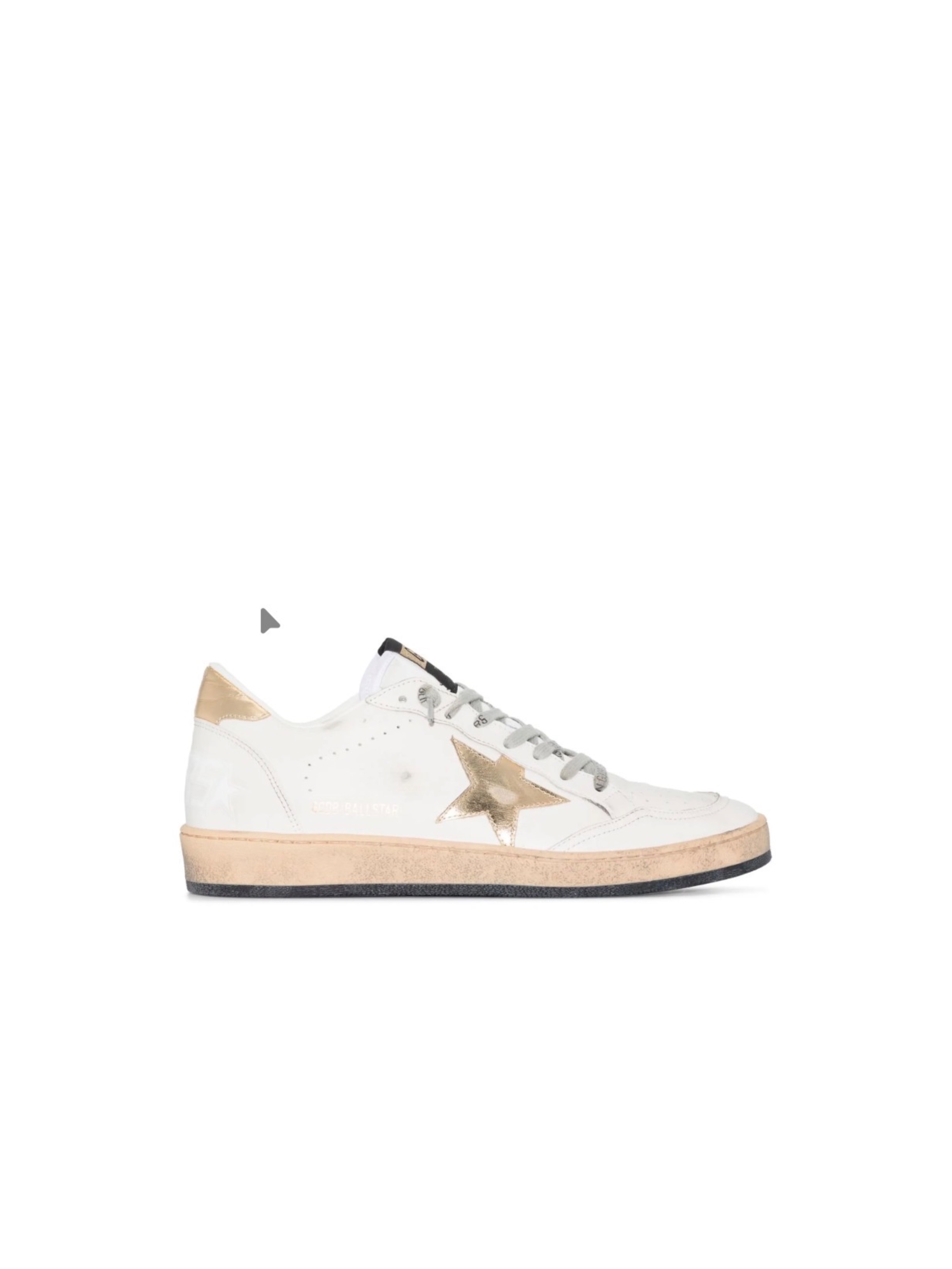 GOLDEN GOOSE BALL STAR MILK GOLD