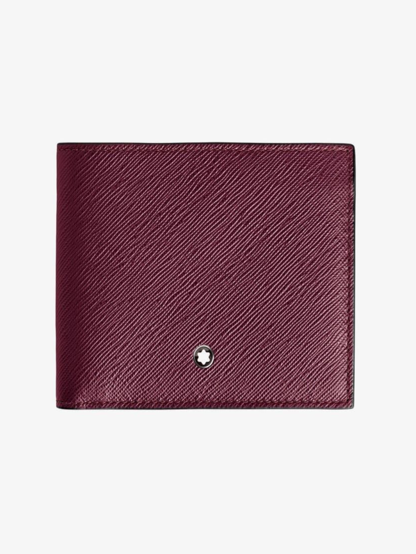 MONTBLANC CARTERA SARATORIAL 6CC  BURGUNDY