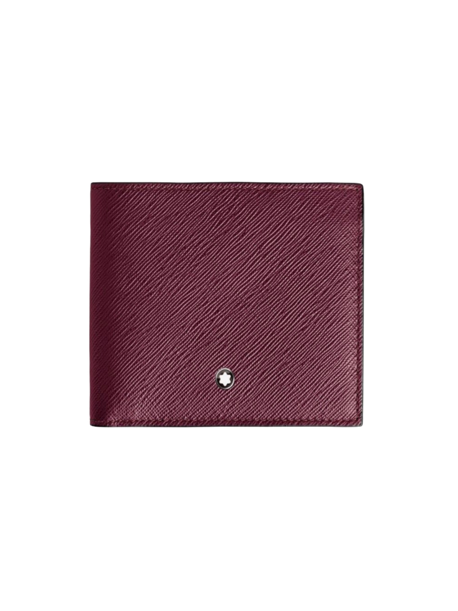 MONTBLANC CARTERA SARATORIAL 6CC  BURGUNDY