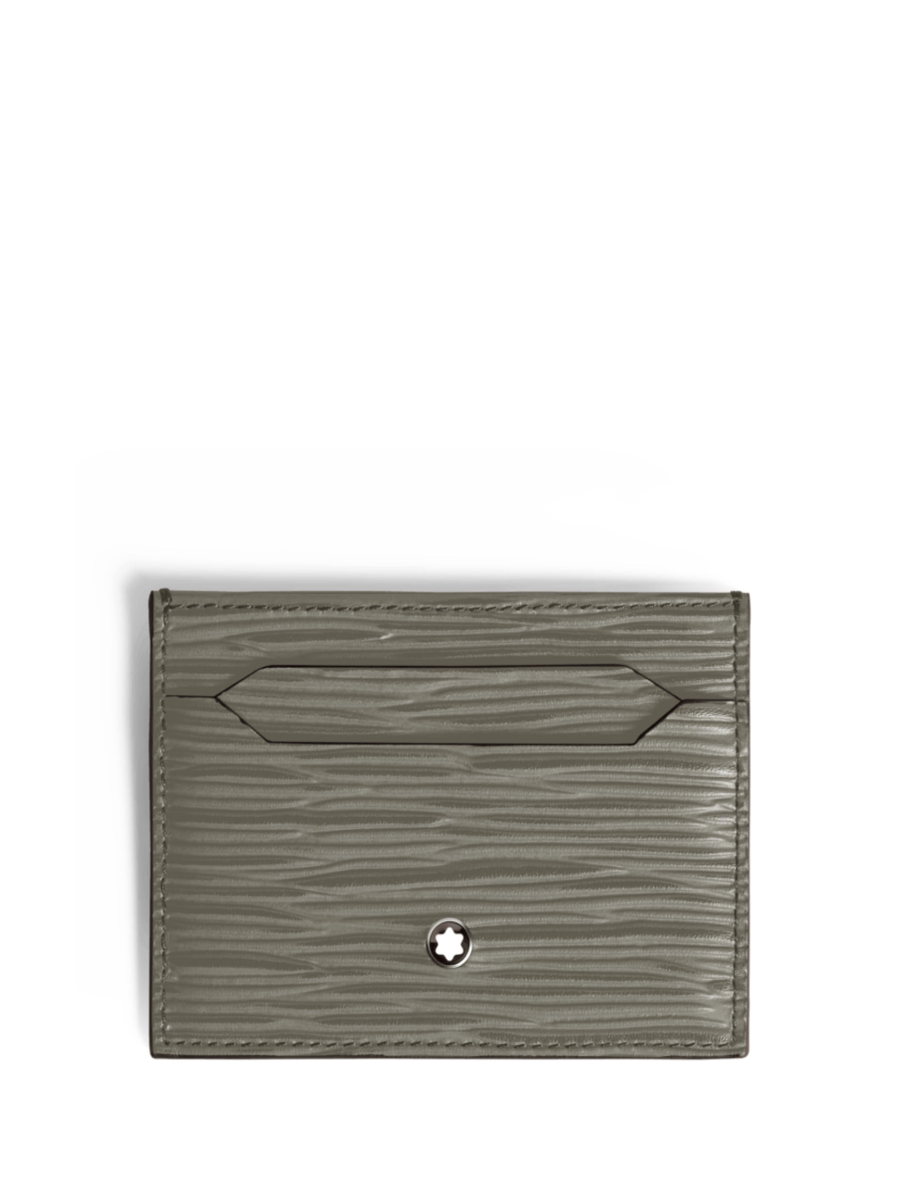 Tarjetero Montblanc Gris rayas 5cc