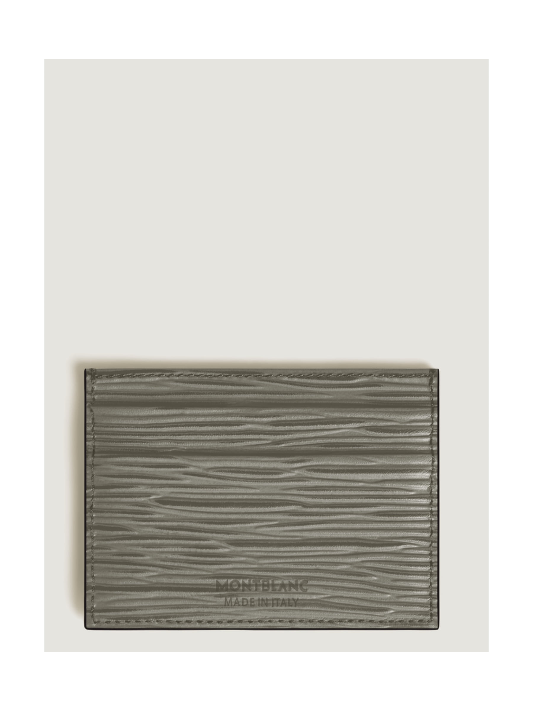 Tarjetero Montblanc Gris rayas 5cc