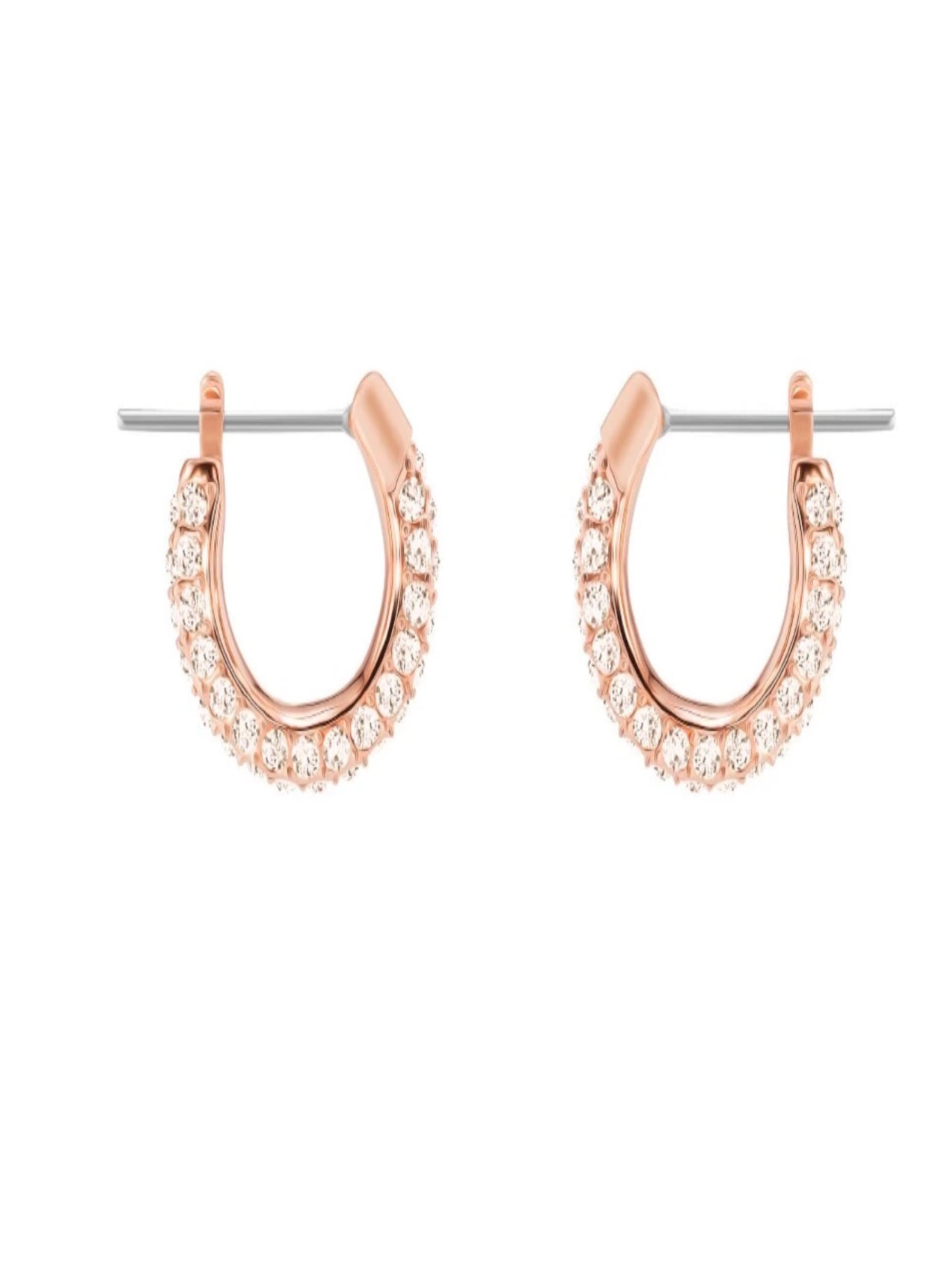 Aretes Swarowski Rose Gold con Cristales