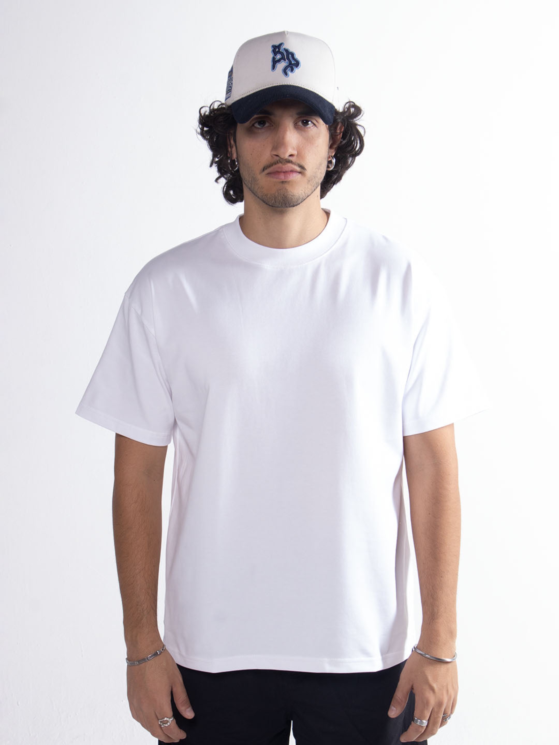 SAGONI BLANK SEMI OVERSIZE 305 GR BLANCA