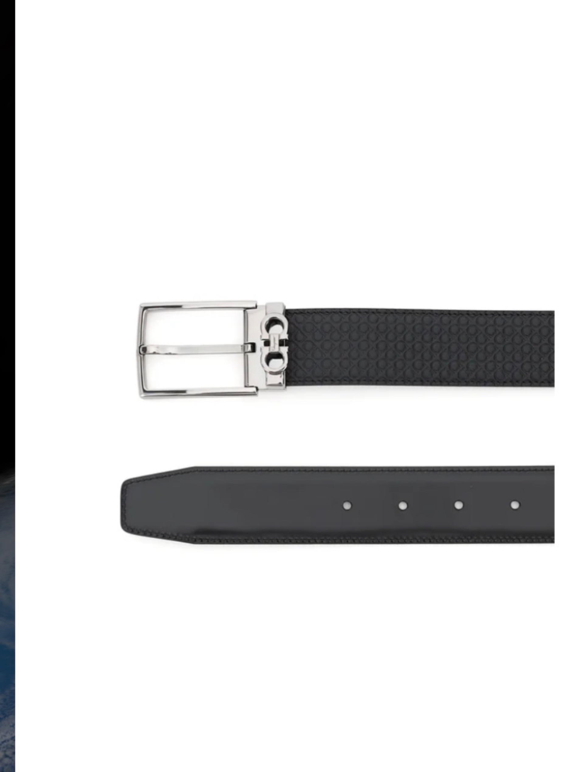 Cinturon Ferragamo con estampado en piel