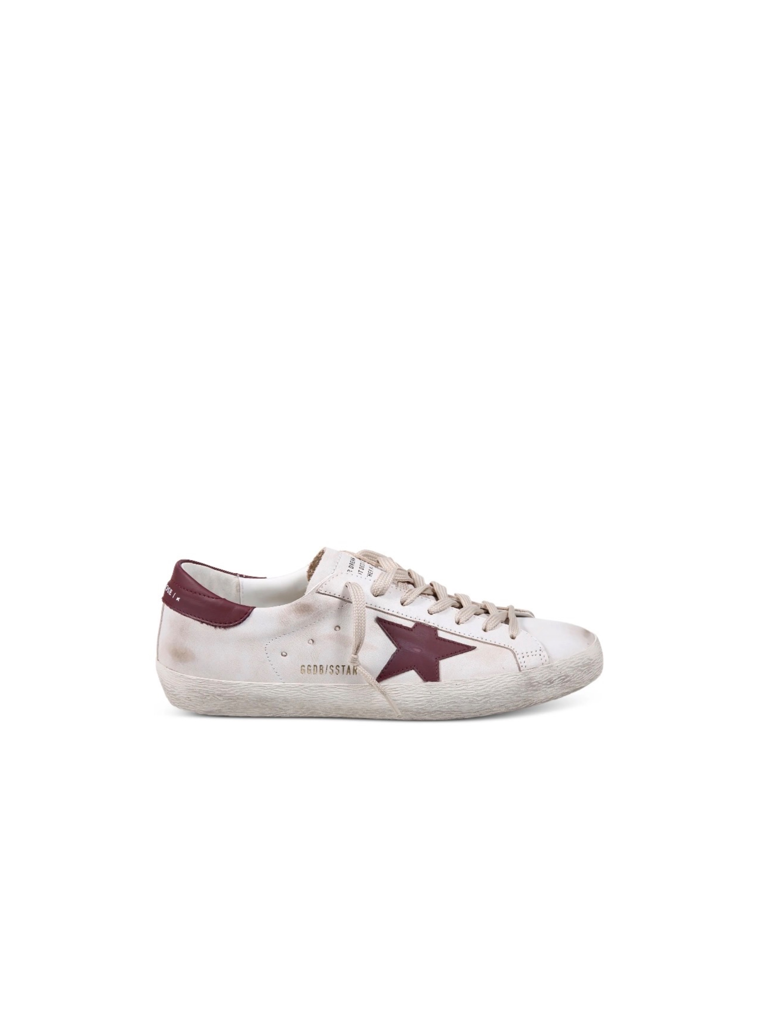 GOLDEN GOOSE SUPER STAR WHITE RED