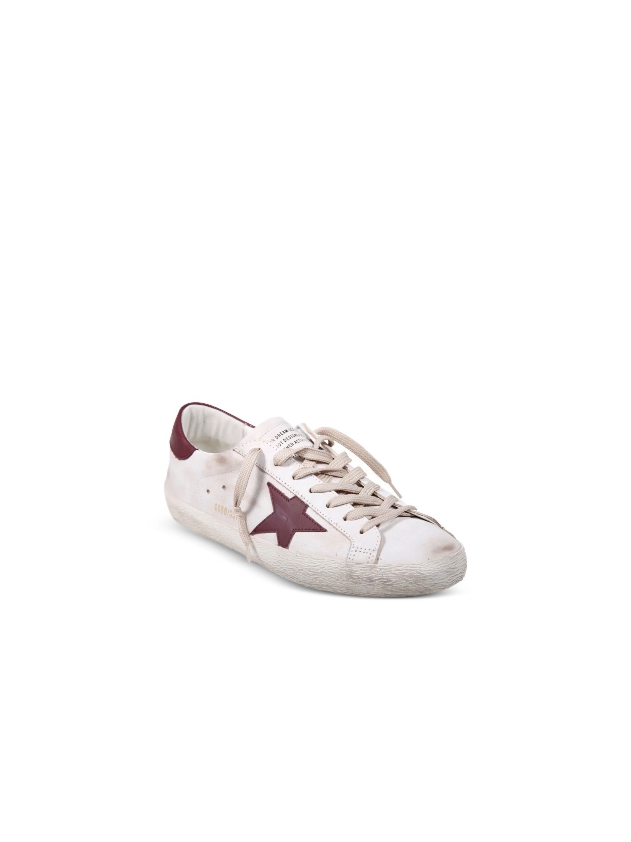 GOLDEN GOOSE SUPER STAR WHITE RED