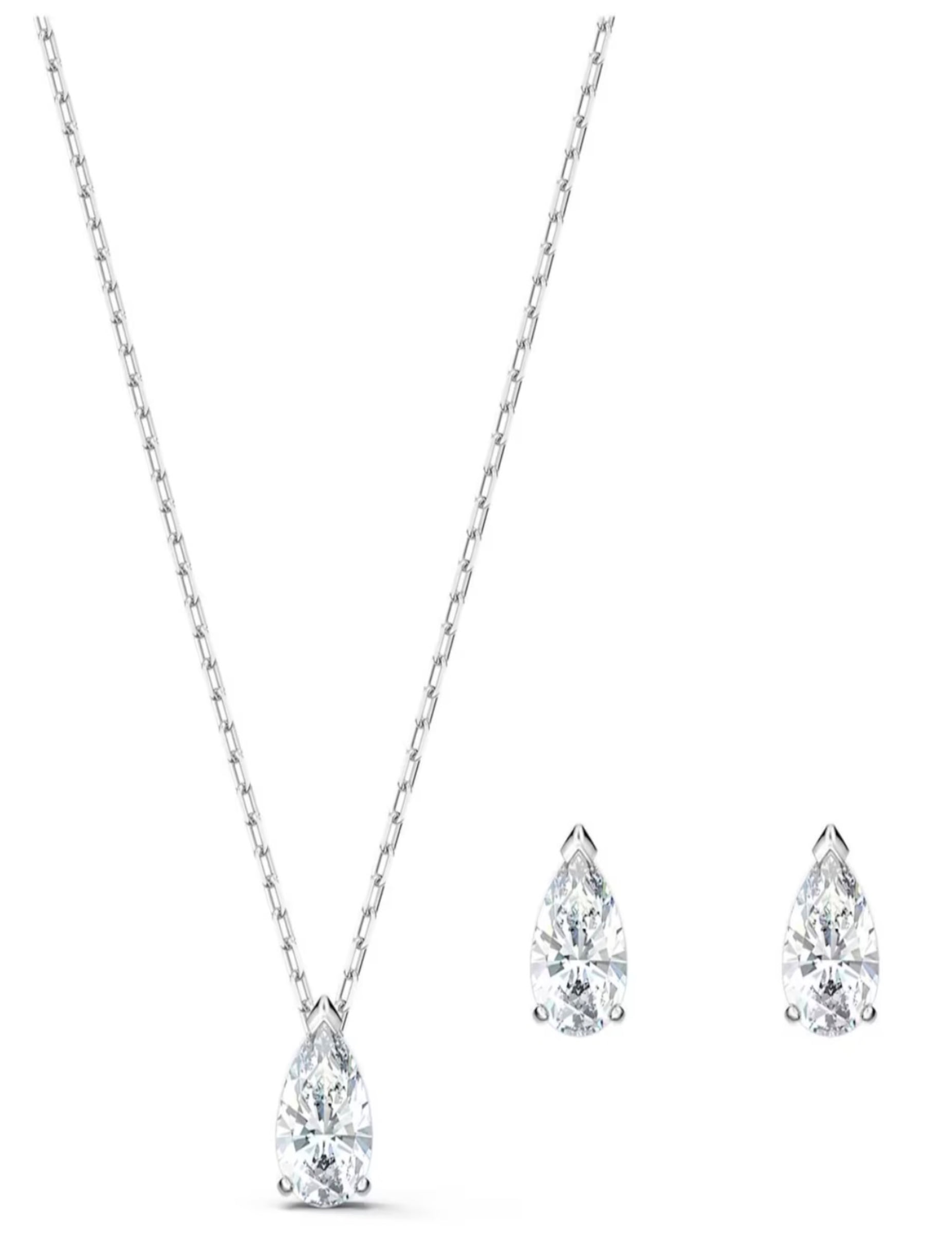 Set Aretes y Collar Swarowski Cristal