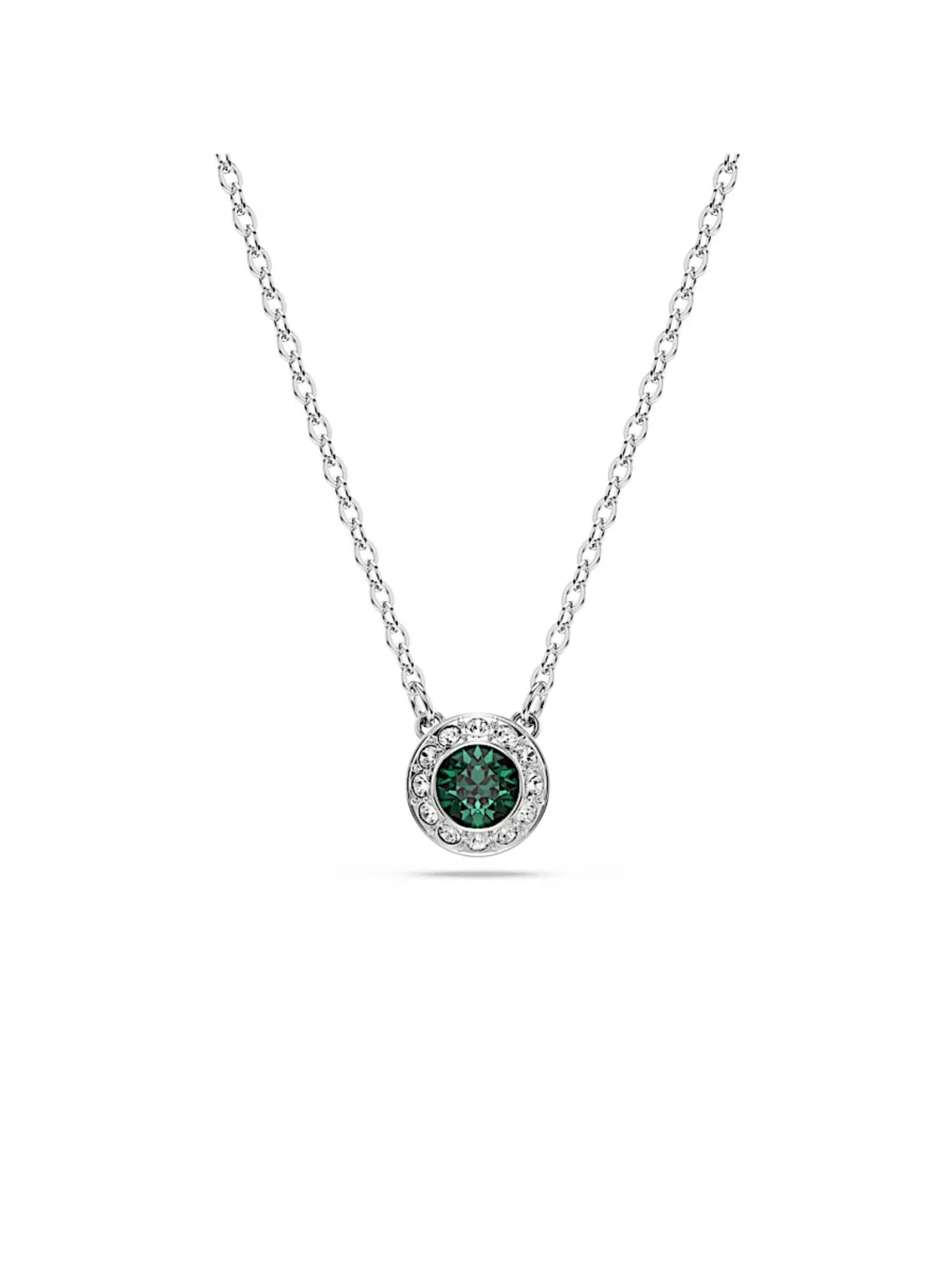 Set Collar y Aretes Swarowski Verde