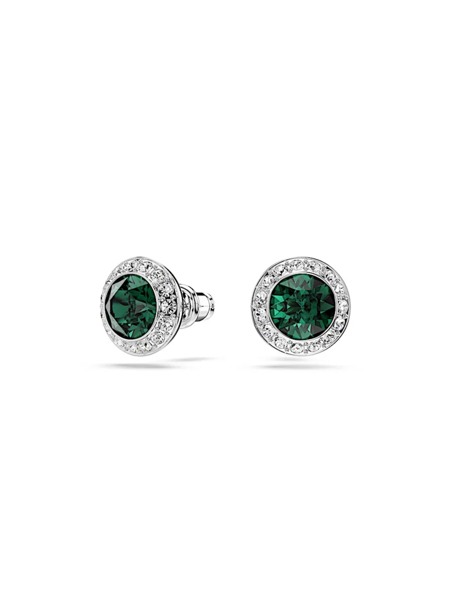 Set Collar y Aretes Swarowski Verde