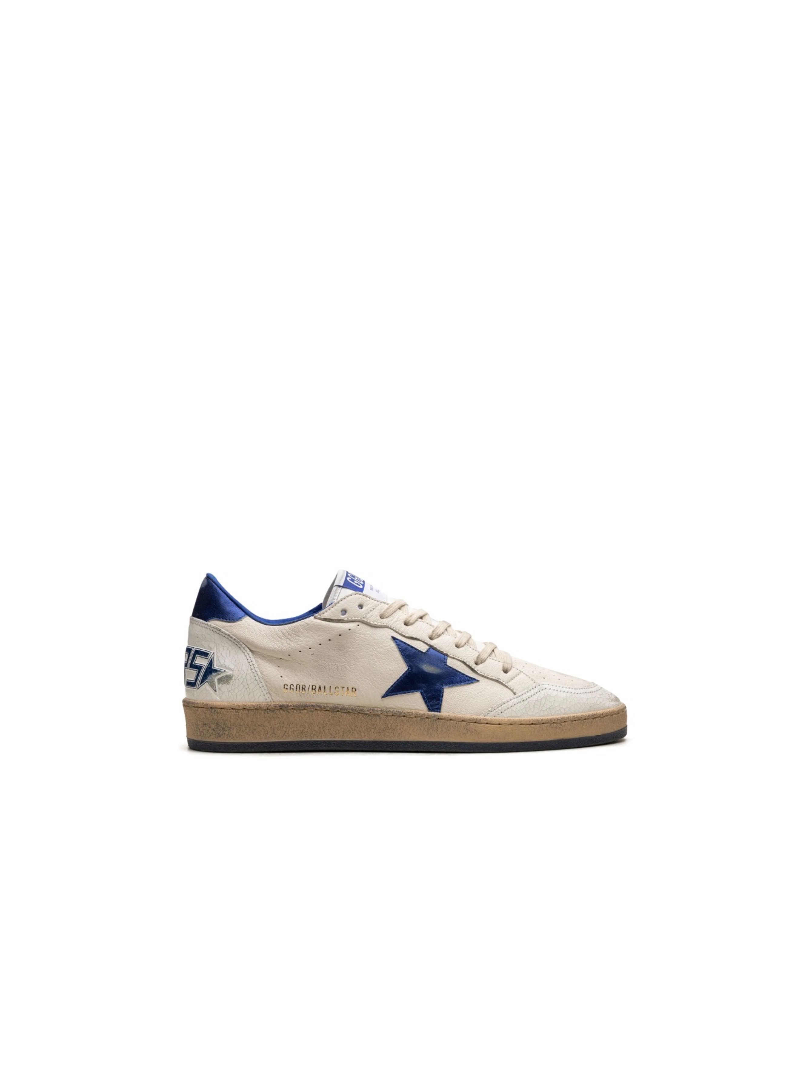 GOLDEN GOOSE Ball Star WHITE BLUETTE