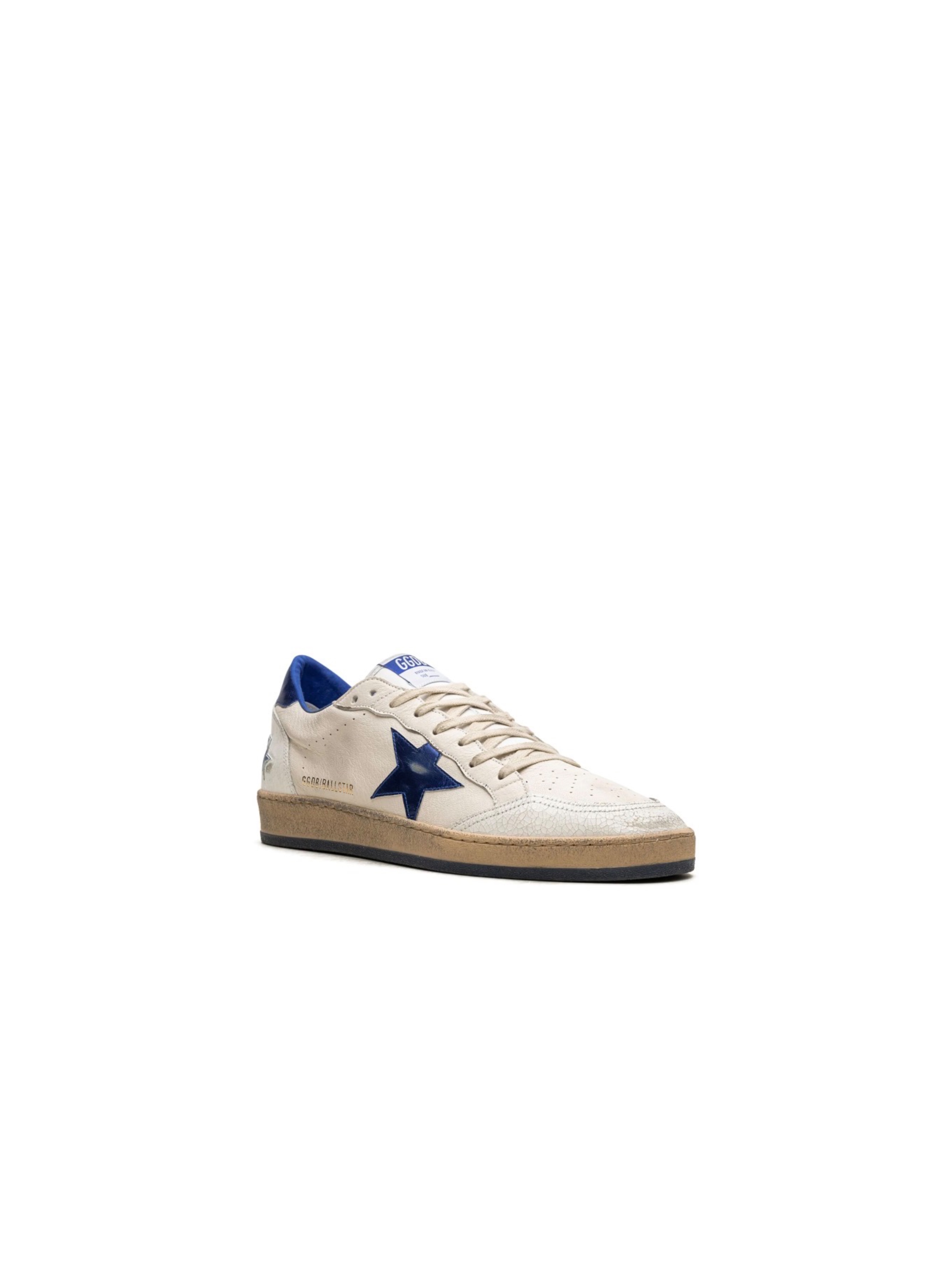 GOLDEN GOOSE Ball Star WHITE BLUETTE